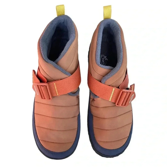 NEW Chaco Ramble Linear Puff Slippers Men's in Blocked Brown Snow Boots - Picture 3 of 8